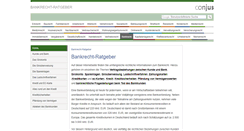 Desktop Screenshot of bankrecht-ratgeber.de